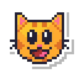 yellow cat head (lemon)